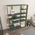Corp biblioteca, Zena Home, Jenny, 120x160x29.6 cm, PAL, Verde