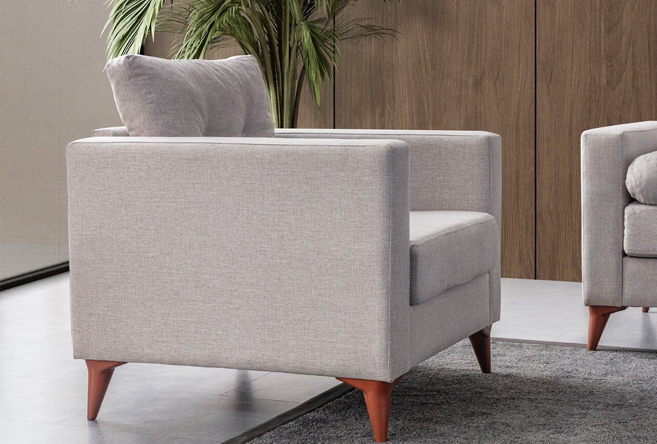 Fotoliu, Atelier del Sofa, 752EST1709, Lemn de carpen;PAL, Crem - view 2