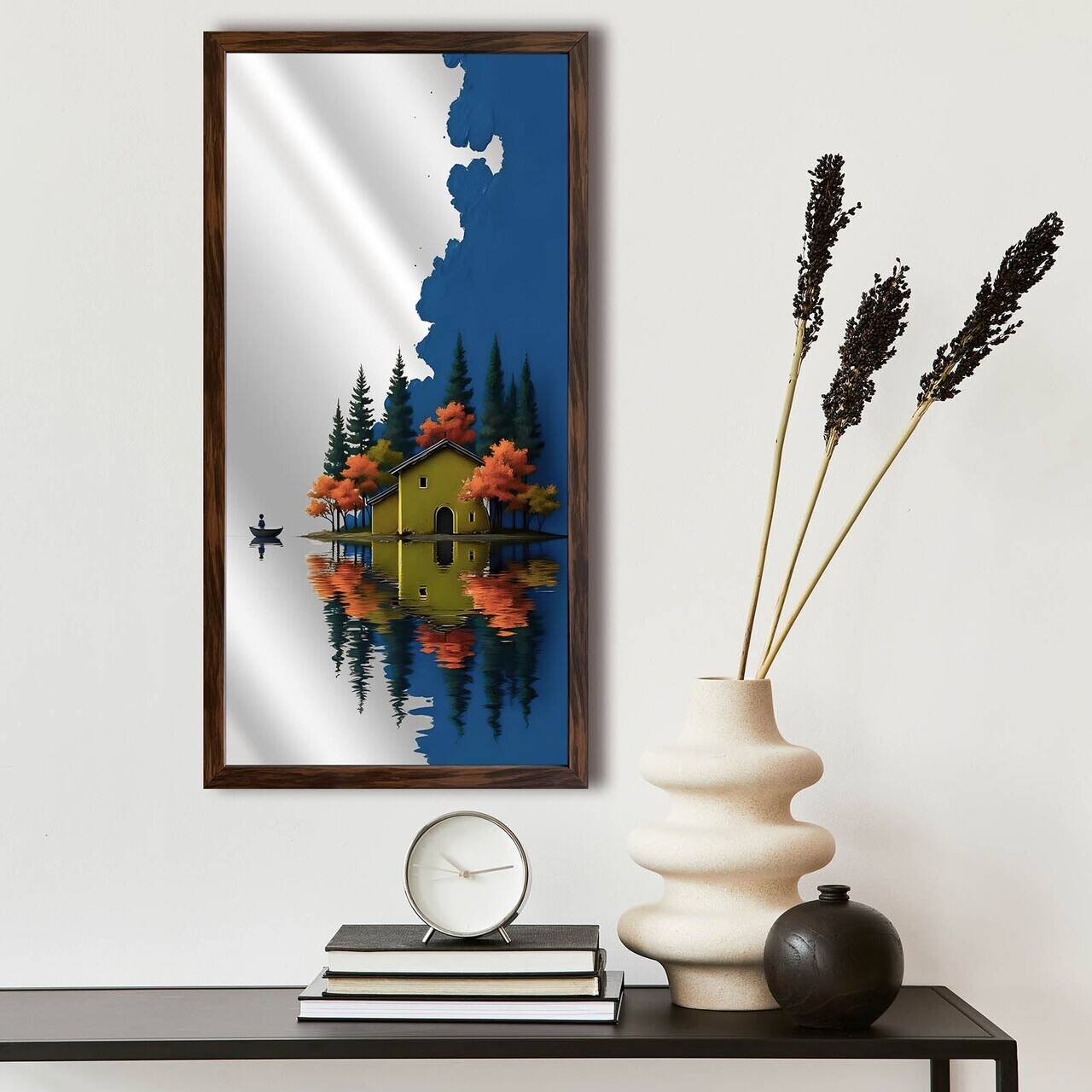 Tablou decorativ, Ahsalct-008, Cadru: 100% PVC (Grosime: 2 cm), Multicolor — imaginea 2