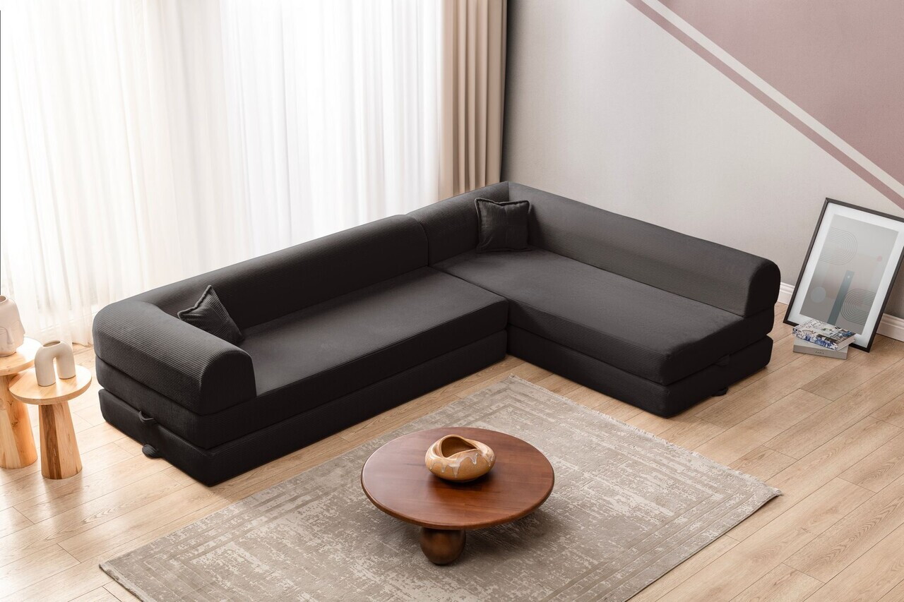 Coltar, Atelier del Sofa, 118FVL1506, Tesatura plus reiata, Antracit - view 2
