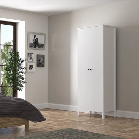 Dulap pentru haine, Cordelia, FRN-10040, Maro/Alb