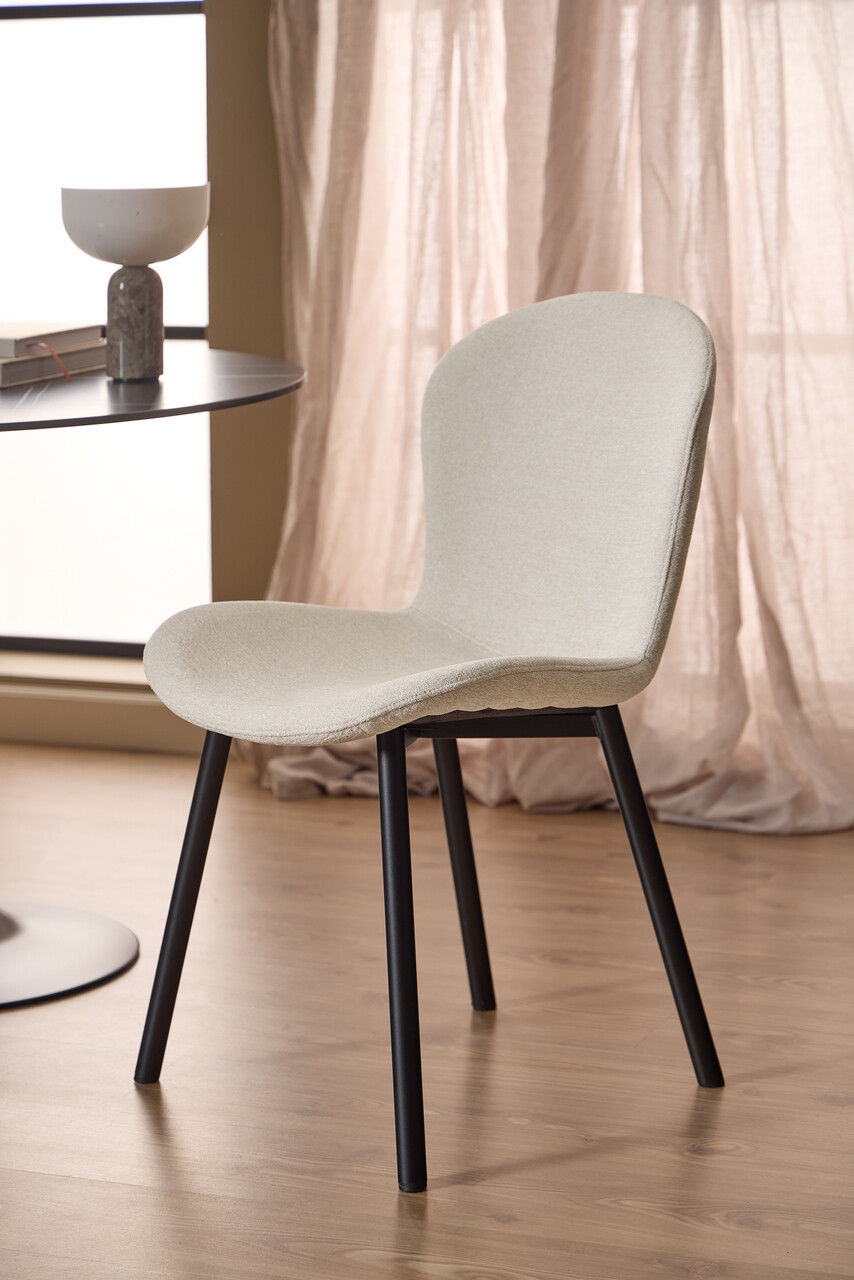 Scaun Esra, Actona, 50x58x86 cm, poliester/otel, bej - view 11