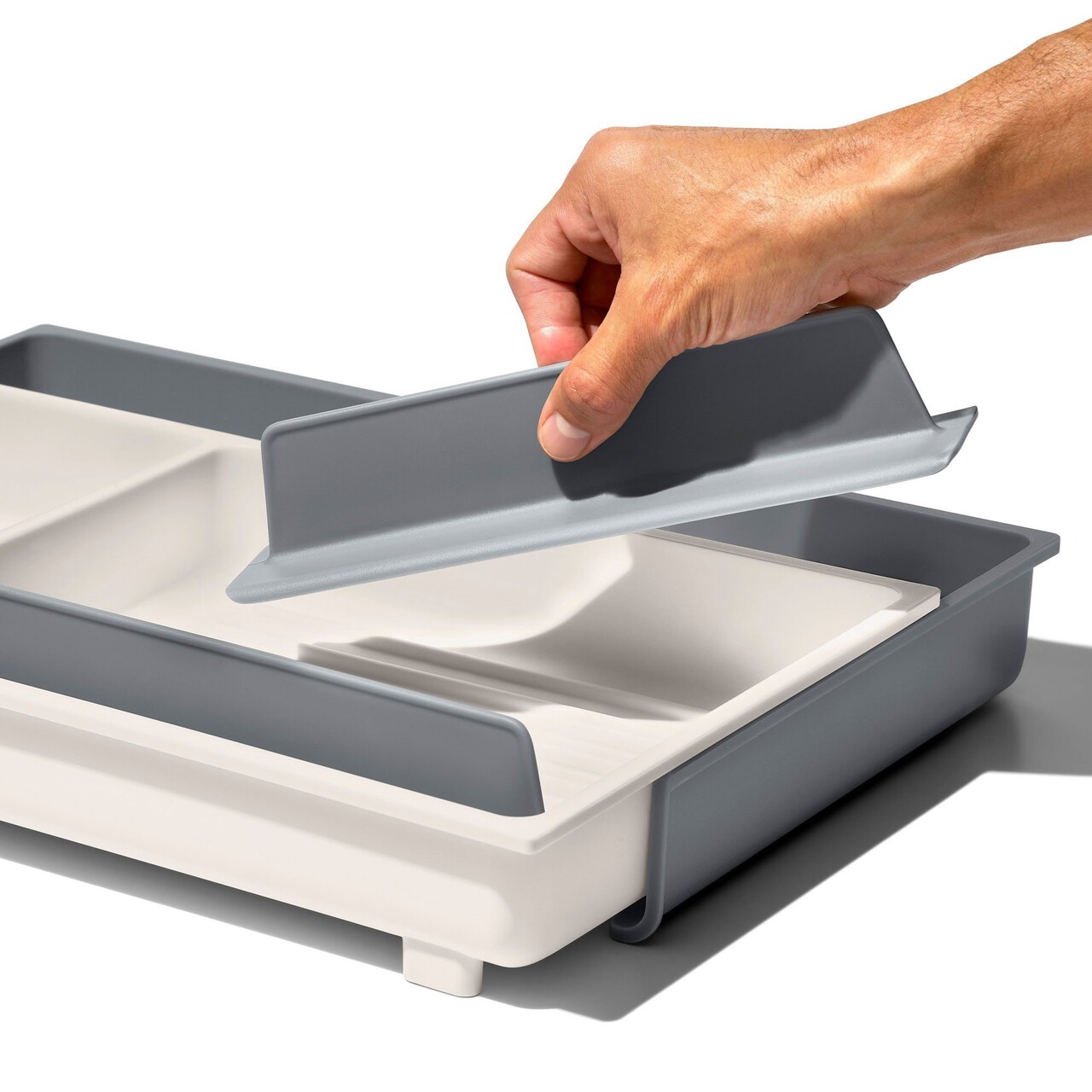 Organizator extensibil pentru sertar, plastic, 25-45,9 cm, "Good Grips" - OXO - imagine 12