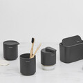 Dispenser sapun lichid, Brabantia, MindSet Infinite Grey, 9.5x8x11 cm, 200 ml, otel, gri