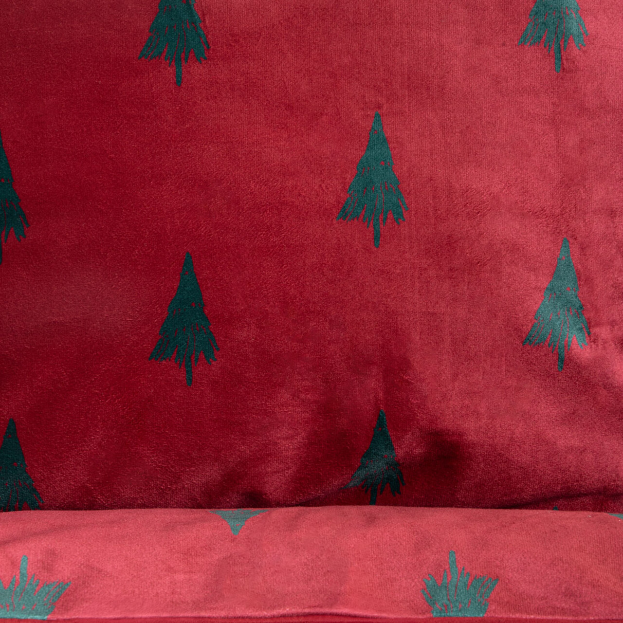 Lenjerie de pat dubla Festa, Homla, 3 piese, 160x200 cm, poliester, rosu/verde - 1 | YEO