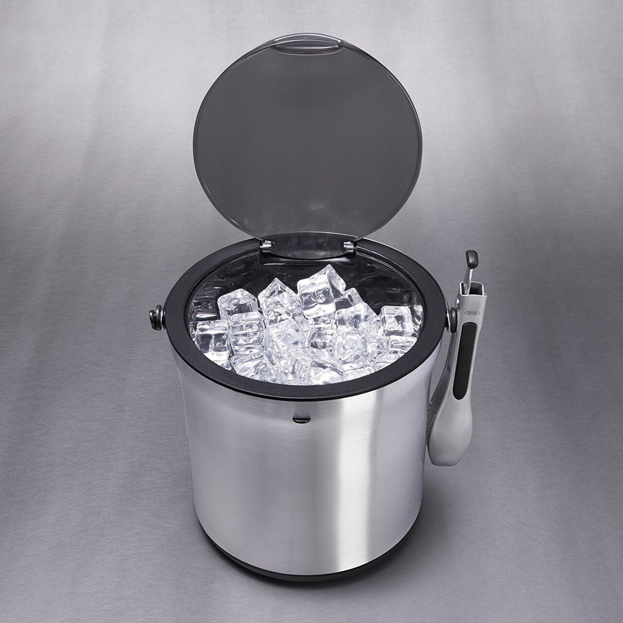 Set galetusa si cleste pentru gheata, inox, "SteeL" - OXO - imagine 3