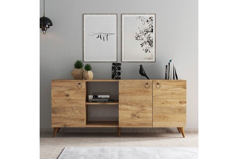 Consola, tanmob, ksl0302, 180x79.3x44.5 cm, pal , maro