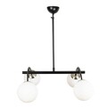Lustra, Opviq, 892OPV1441, Metal, Alb/Negru