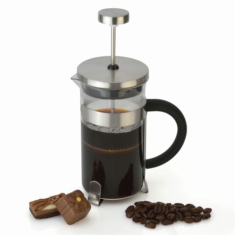 Presa franceza pentru cafea si ceai / cafetiera BergHOFF, Essentials Aroma, 350 ml, inox/sticla termorezistenta