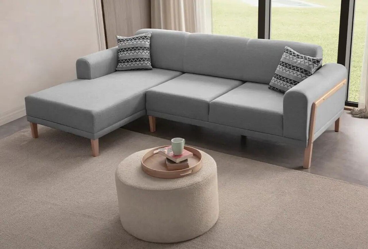 Coltar, Atelier del Sofa, 752EST1351, Lemn de carpen;PAL, Gri - view 2