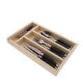 Set tacamuri 24 piese Laguiole, Jean Dubost, inox, negru