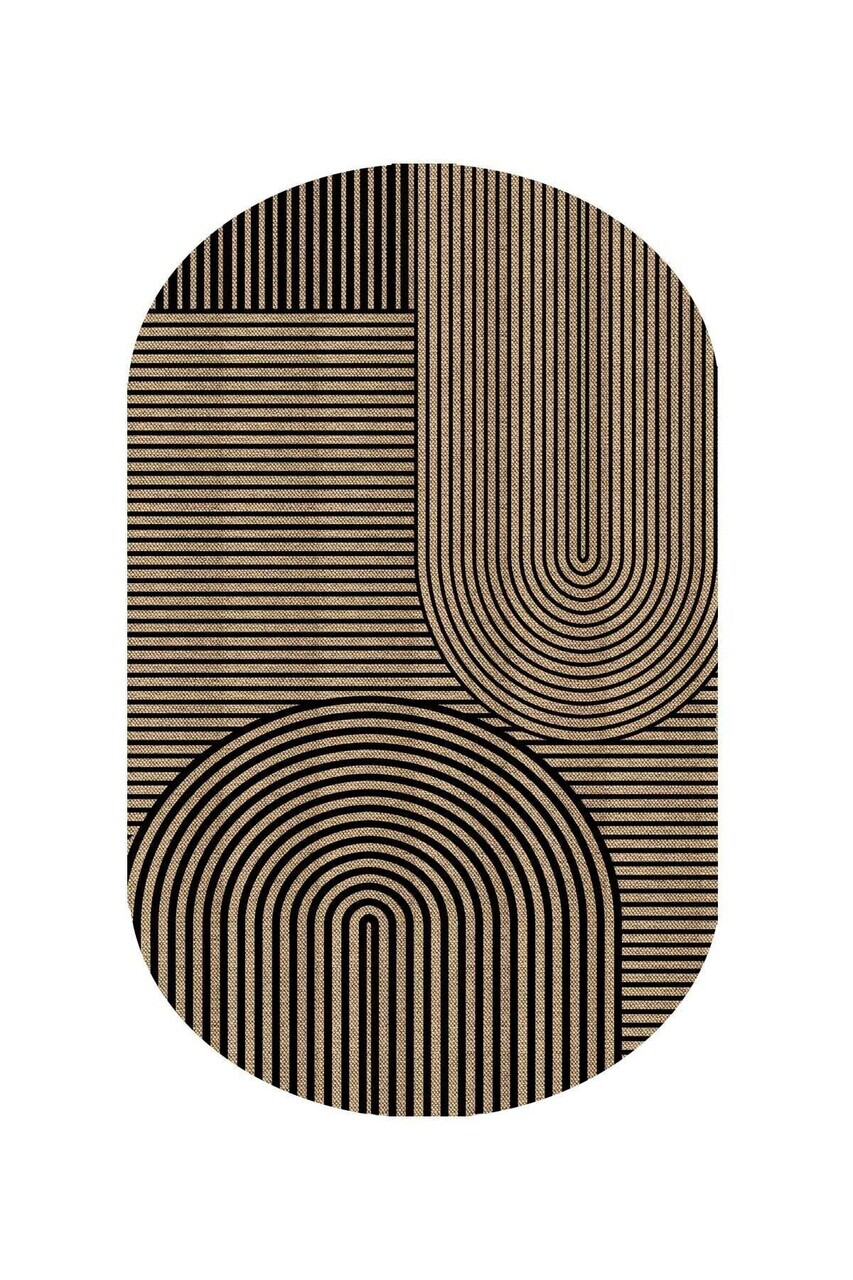 Covor, CLR-7188-Oval-49, 160x250 cm, Poliester, Iută — imaginea 2