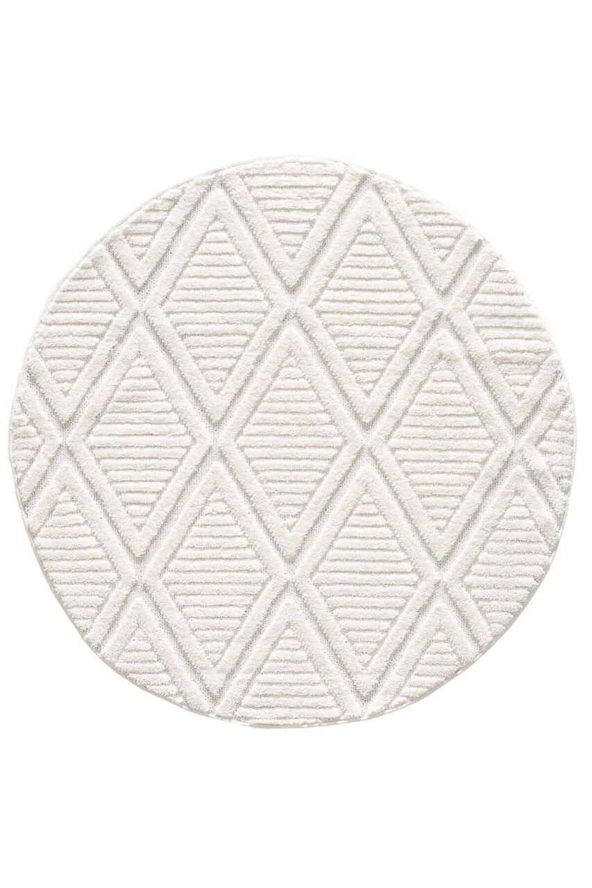 Covor (120 cm) 742B Round 120x120 cm Crem