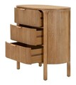 Comoda Goteborg, Mauro Ferretti, 80.5x47x82 cm, lemn de brad/MDF/fier, maro