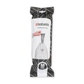 Set 10 saci de gunoi, Brabantia, PerfectFit, marimea M, 60 L, polipropilena, alb