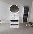Dulap de baie, Hanah Home, Moonlight 40, Alb mat