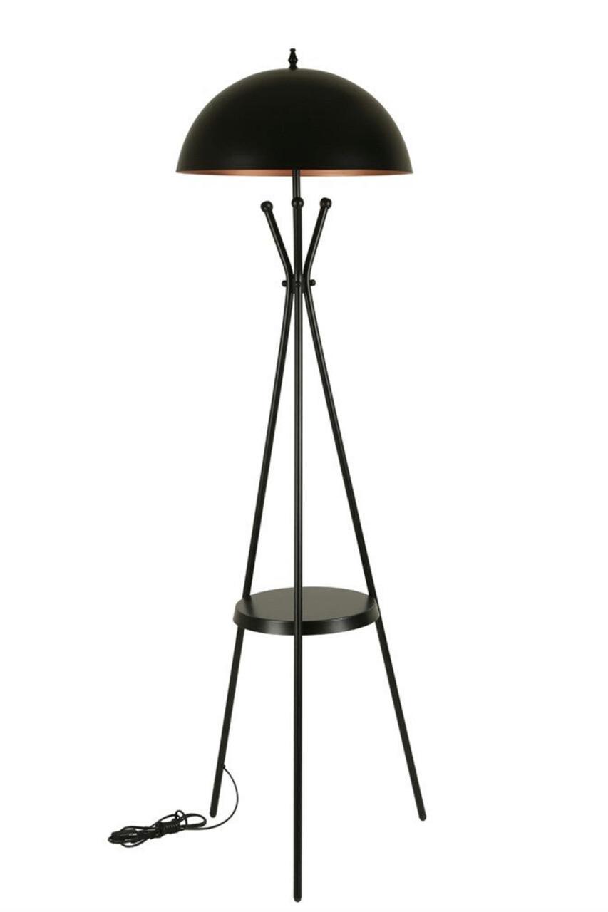 Lampadar, Luin, 534LUN4437, Metal, Negru