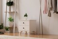 Noptiera, Rabi, Rb-070, 45x45x40 cm, PAL, Alb mat