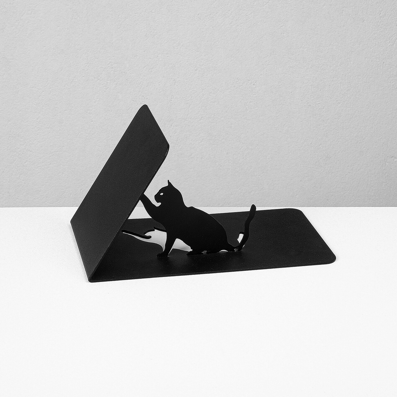 Opritor de carti, Kitap tutucu 20, 25,5x12,5x12 cm, Negru — imaginea 4