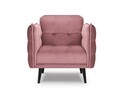 Fotoliu, Canna, Mazzini Sofas, 90x100x88 cm, catifea, roz