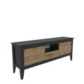 Comoda TV, Zena Home, Verde Modern, Stejar negru / Oud