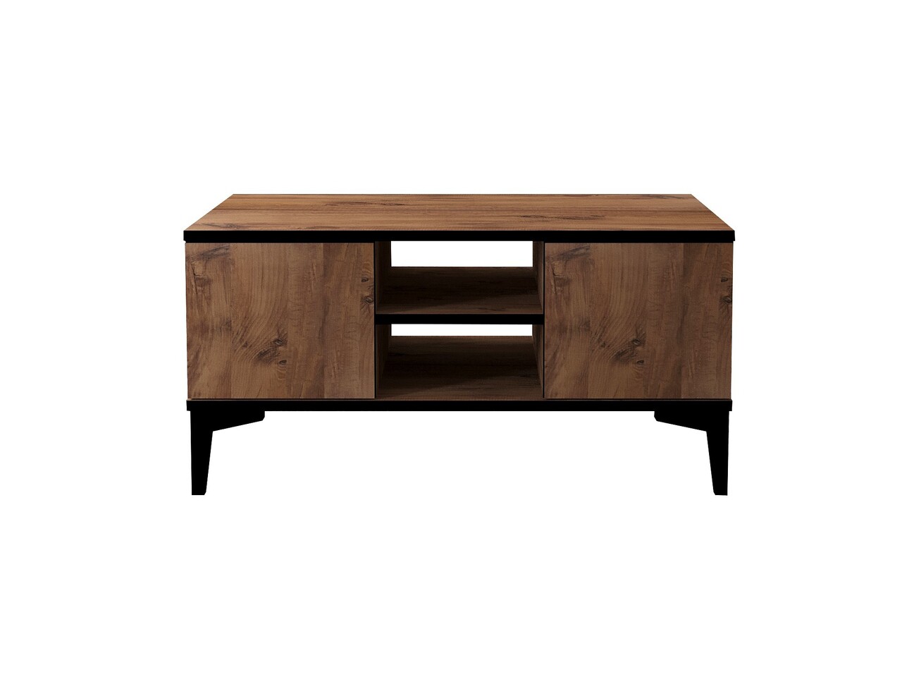 Masuta de cafea, Puqa Design, Cide, 90x45x60 cm, PAL, Pin Atlantic / Negru