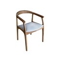 Scaun, Massive Design, Porto 829MSV3727, 40 x 49 x 68 cm, lemn de fag, maro/natur