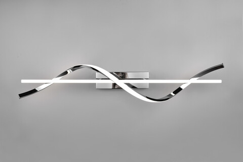Plafoniera Isabel, RL, 100x18x25.5 cm, 26W, 1x SMD, metal, argintiu