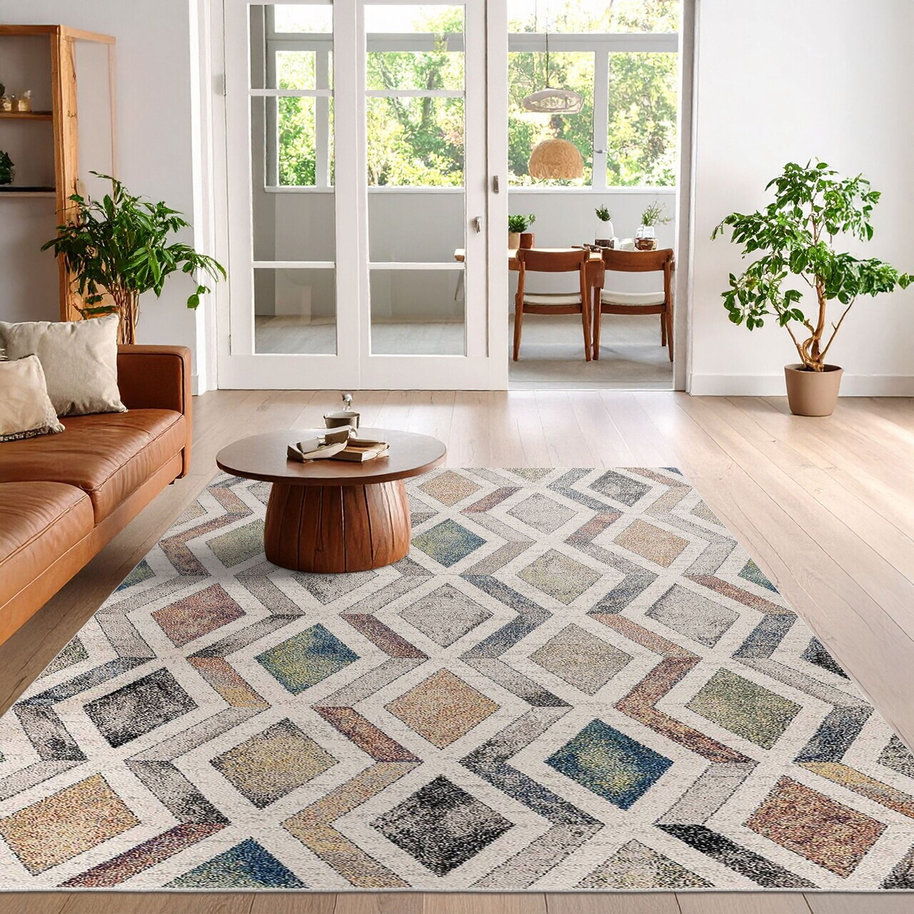 Covor Woopamuk393 80x120 cm BUMBAC/POLIESTER Multicolor