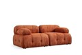 Canapea 2 locuri, Atelier del Sofa, 560ARE1554, Lemn de fag / PAL, Portocaliu