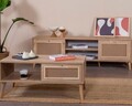 Masuta de cafea, Wolina, Mount, 55x100x45 cm, Corp: PAL 100% MELAMINAT, Stejar