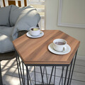 Masuta, Comforty, Cetrus, 40x62x35 cm, PAL, Nuc / Negru
