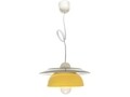 Pendul Friendly sunflower, Deco Republic, E27, 1x60W, ceramica, galben/gri