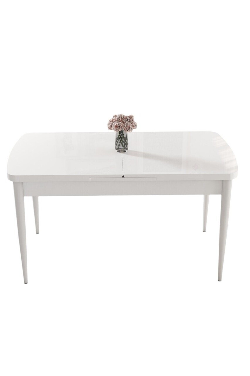 Masa, Hanah Home, Nix, 114x78x70 cm, Alb — imaginea 2