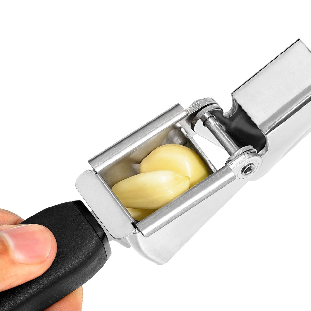 Presa usturoi, inox, 26,6 cm, "Good Grips" - OXO - imagine 3