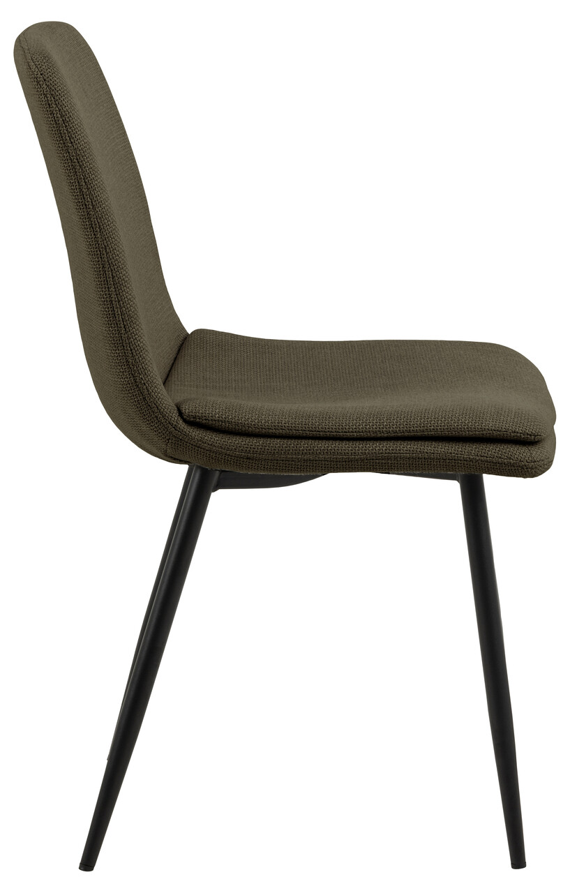Scaun Becca, Actona, 46x55x85.5 cm, tesatura structurata/otel, verde - view 7