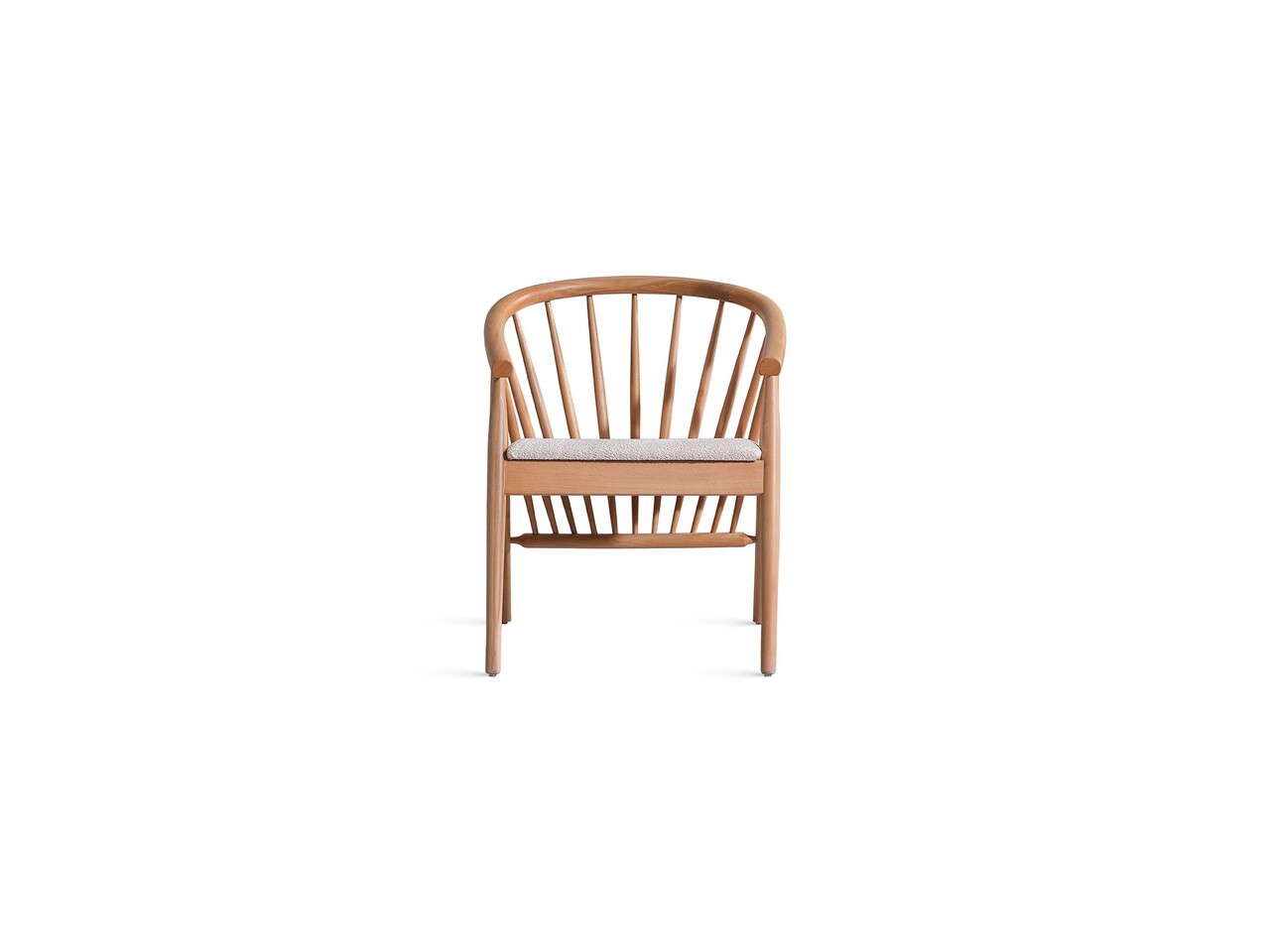 Scaun, Fairfax, Rizoma, 57x76x58 cm, Natural - 1 | YEO