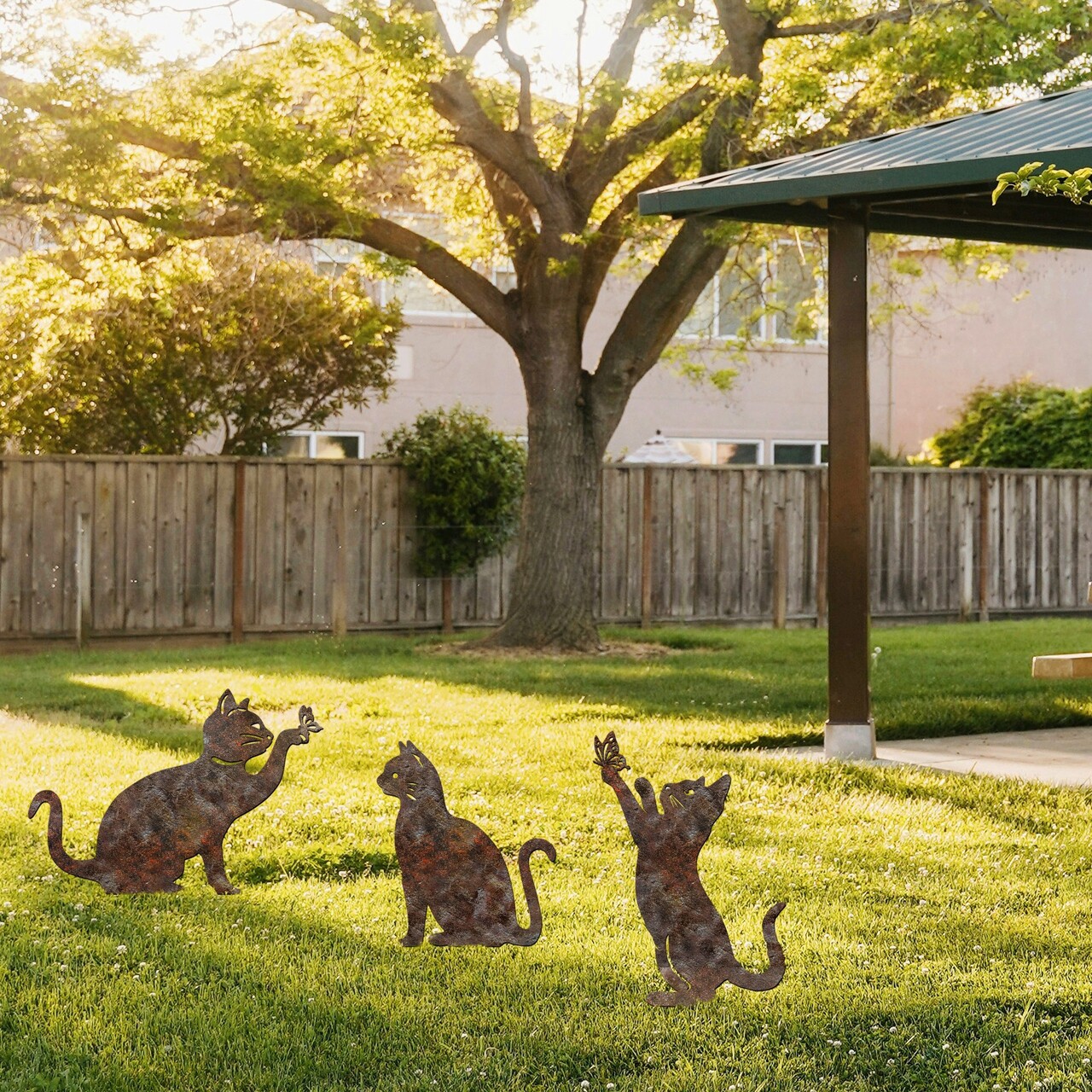 Obiect decorativ de grădină, Fam 13, Maro antichizat - imagine 3