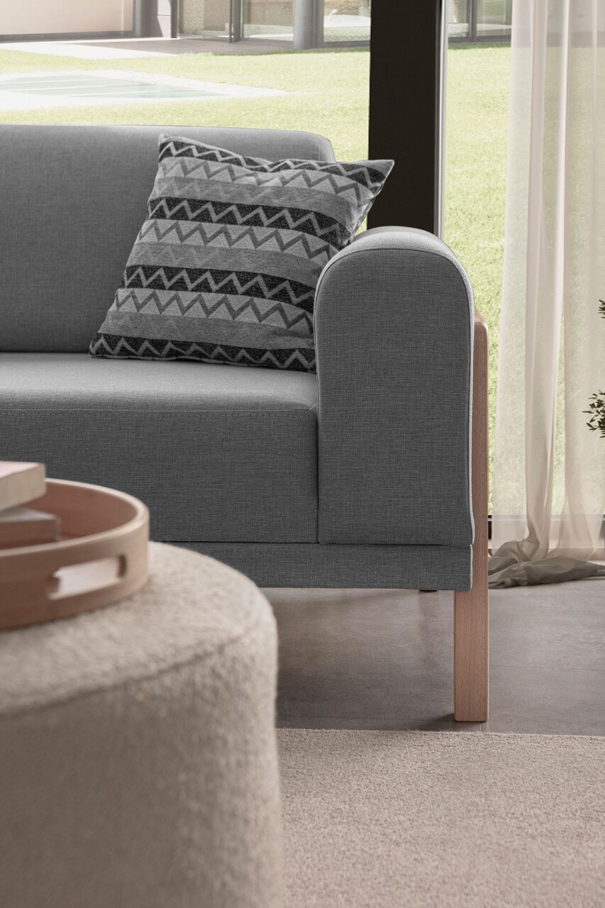 Coltar, Atelier del Sofa, 752EST1351, Lemn de carpen;PAL, Gri - view 6