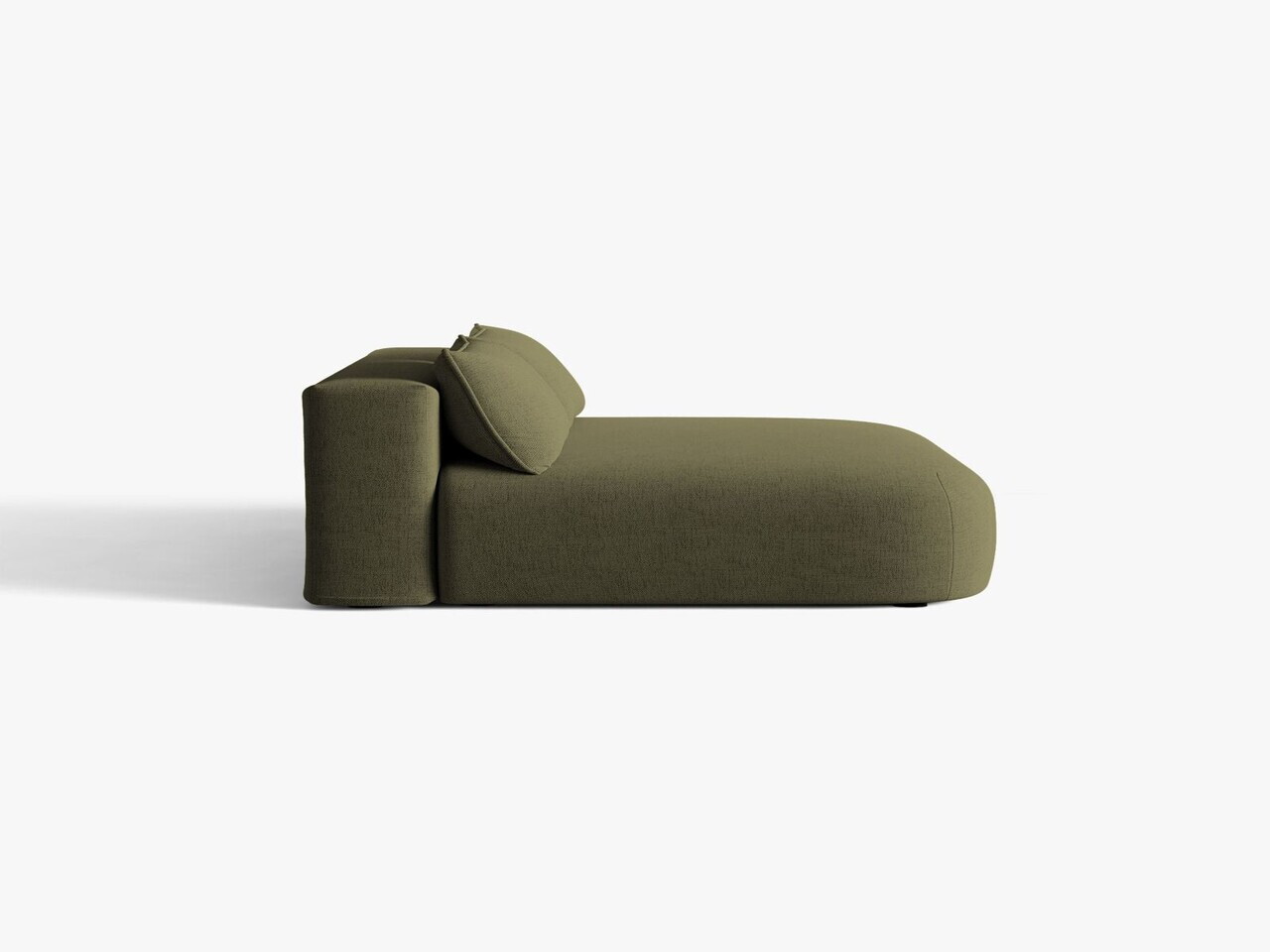 Canapea extensibila 3 locuri, Hena, Micadoni Home, 205x112x85 cm, tesatura structurata, verde — imaginea 5