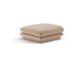 Taburet, Torino-184, Micadoni Home, 80x80x41 cm, catifea, bej sand