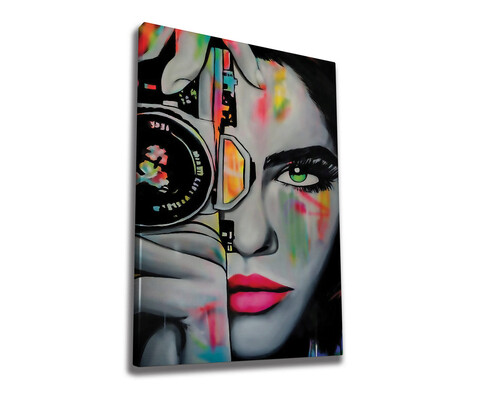 Tablou decorativ, WY206 (50 x 70), 50% bumbac / 50% poliester, Canvas imprimat, Multicolor
