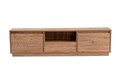 Comoda TV, Nordure, Vanguard, 160x42x29 cm, PAL, Maro