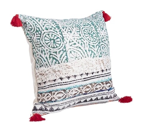 Perna decorativa Yashila, Bizzotto, 45×45 cm, policoton, multicolor 45x45