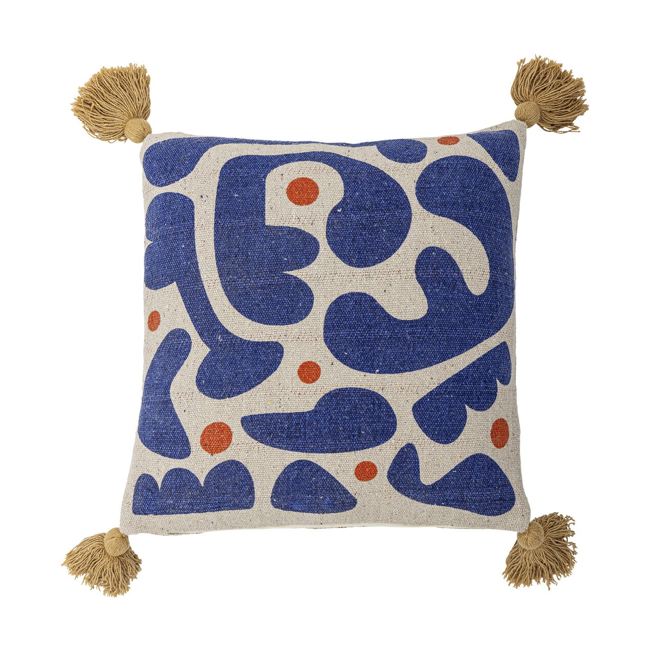 Perna decorativa Bloomingville Eviaya 45x45 cm amestec bumbac multicolor