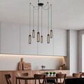 Lustra, Alby, 525NOR1458, Metal, Negru/Bronz