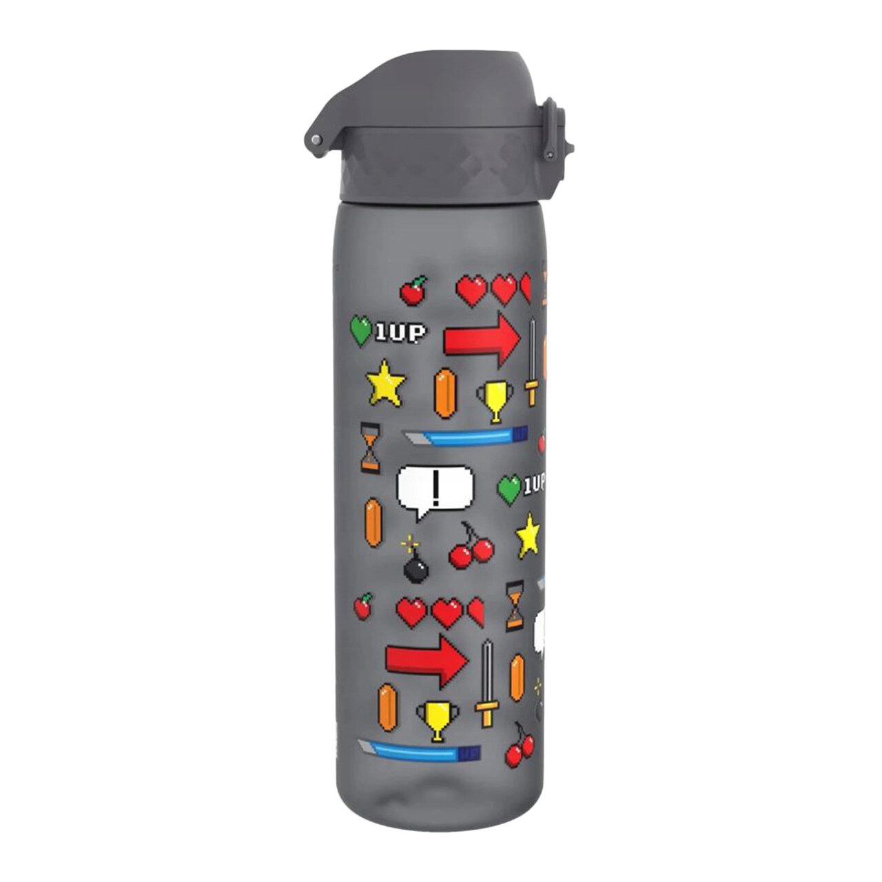 Sticla apa pentru copii Slim, recyclon, 500ml, Gamer - Ion8 - imagine 4