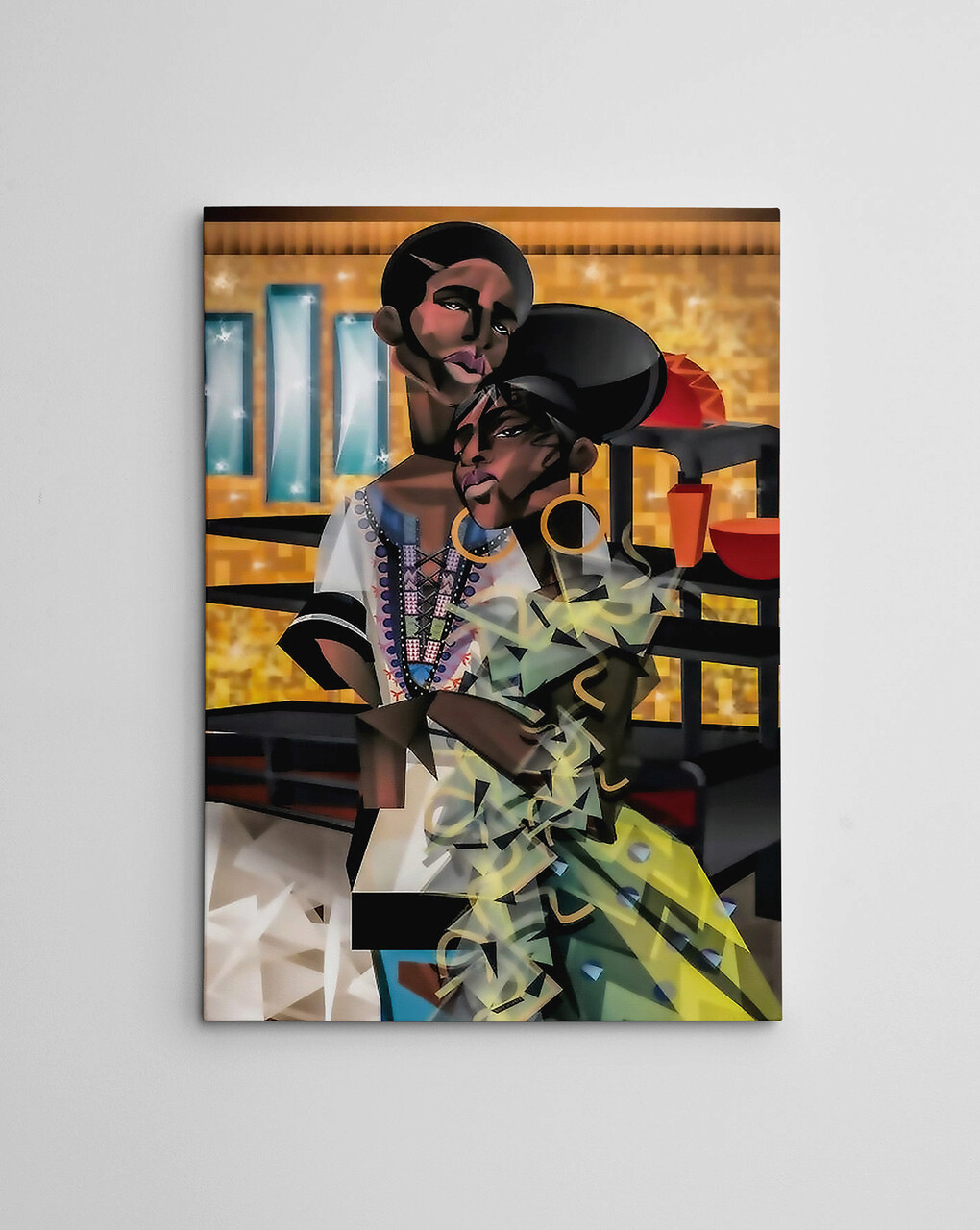 Tablou Decorativ, WY215 (50 X 70), 50% Bumbac / 50% Poliester, Canvas Imprimat, Multicolor