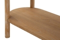 Consola Gothenburg, Mauro Ferretti, 110x40x80 cm, lemn de brad/MDF/fier, maro