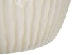 Vaza decorativa Icicle, Mauro Ferretti, 36.5x38 cm, oxid de magneziu, crem